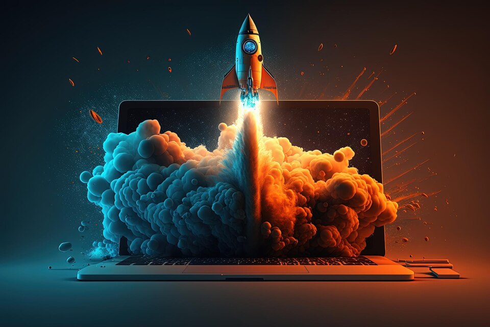 20230810085538_fpdl.in_digital illustration rocket laptop background with gradient neon light generative ai_803320 3467_large